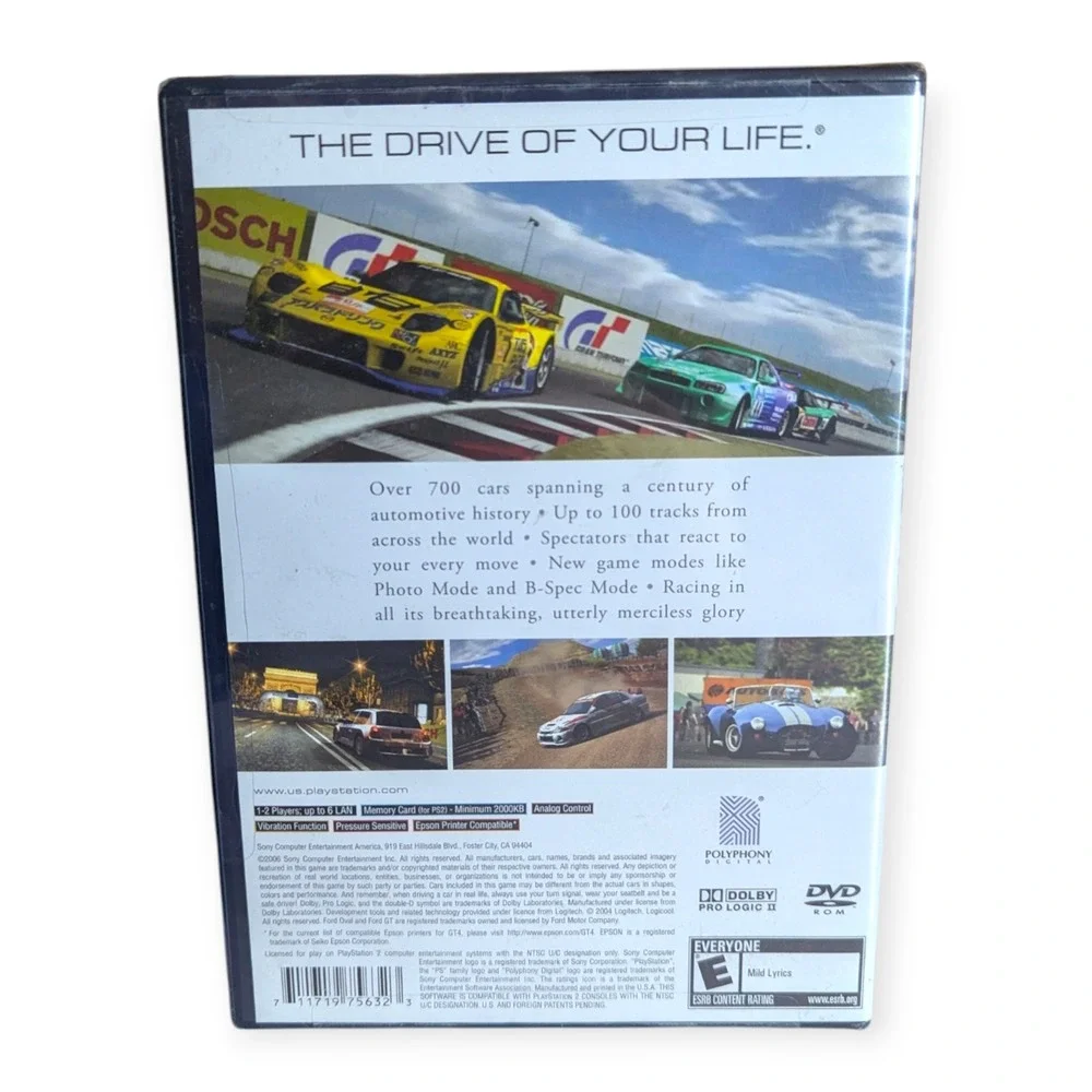 Sony Gran Turismo 4 PS2 PlayStation 2 Greatest Hits Racing Game New Sealed